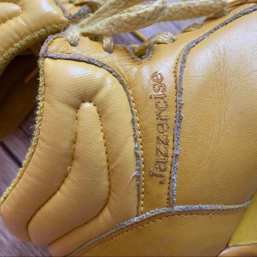 Vintage 80s Retro Yellow Jazzercise Hightop Athletic Shoes - Picture 6 of 11